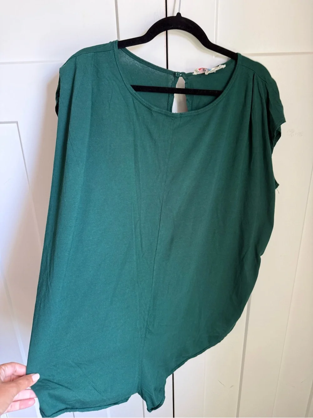 Free People Ice Cream Romper in a dark teal shade, XS fits oversized. EUC.